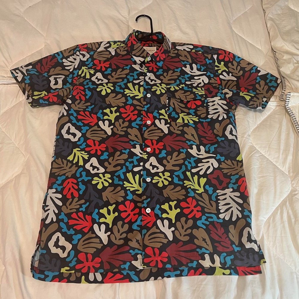 Saturdays Super NYC Casual Button Down Floral